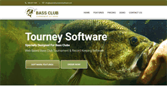 Desktop Screenshot of bassclubtournamentsoftware.com